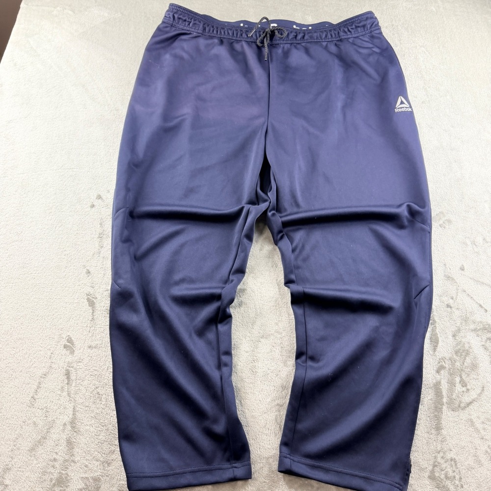 Reebok Men's 3XL Navy Blue Athletic Track Pants REM213PA36
